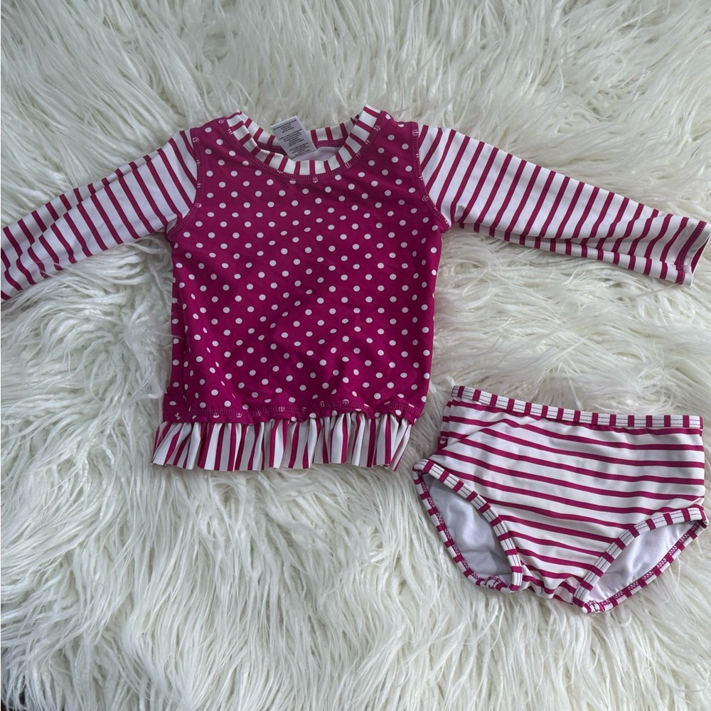 Rufflebutts 2 piece Rashgaurd